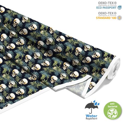 TESSUTI DECORATIVI PER ESTERNI OXFORD - Motivo Teschio I DX4355