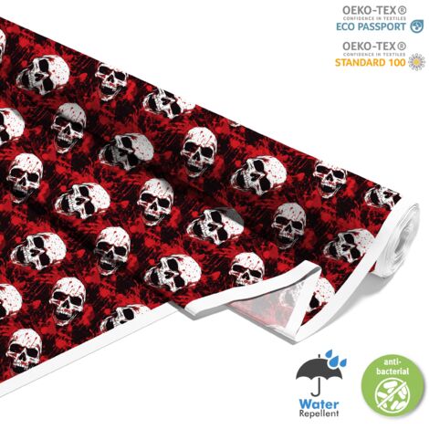 TESSUTI DECORATIVI PER ESTERNI OXFORD - Motivo Teschio I DX4364