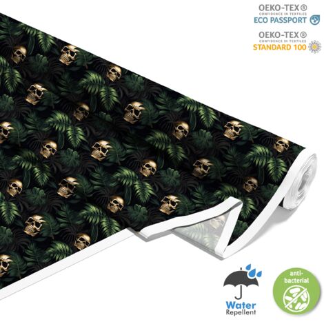 TESSUTI DECORATIVI PER ESTERNI OXFORD - Motivo Teschio I DX4391