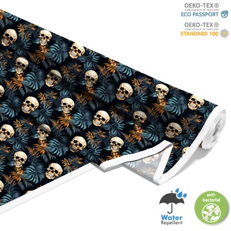 TESSUTI DECORATIVI PER ESTERNI OXFORD - Motivo Teschio I DX4421