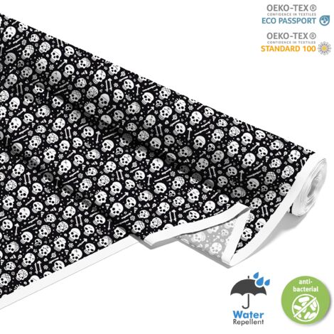 TESSUTI DECORATIVI PER ESTERNI OXFORD - Motivo Teschio I DX4494