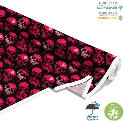 TESSUTI DECORATIVI PER ESTERNI OXFORD - Motivo Teschio I DX4498
