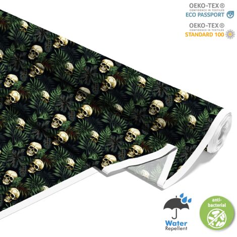 TESSUTI DECORATIVI PER ESTERNI OXFORD - Motivo Teschio I DX4502