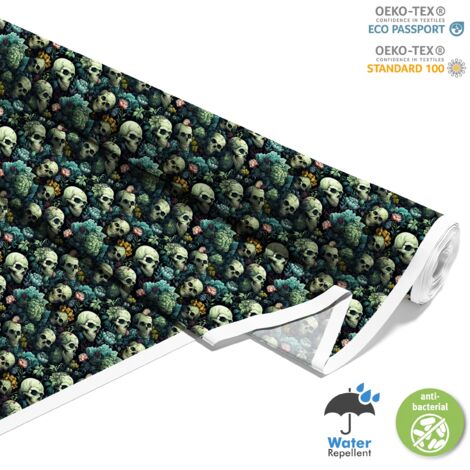 TESSUTI DECORATIVI PER ESTERNI OXFORD - Motivo Teschio I DX4540