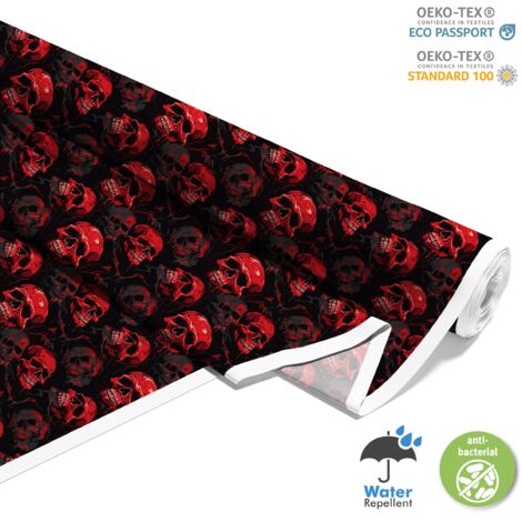 TESSUTI DECORATIVI PER ESTERNI OXFORD - Motivo Teschio I DX4589