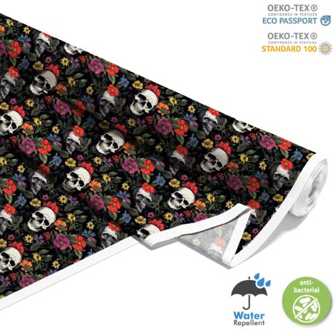 TESSUTI DECORATIVI PER ESTERNI OXFORD - Motivo Teschio I DX4719