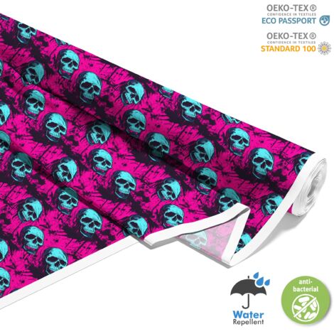 TESSUTI DECORATIVI PER ESTERNI OXFORD - Motivo Teschio I DX4746
