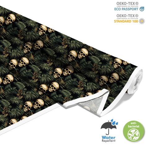 TESSUTI DECORATIVI PER ESTERNI OXFORD - Motivo Teschio I DX4756
