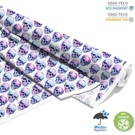 TESSUTI DECORATIVI PER ESTERNI OXFORD - Motivo Teschio I DX4818