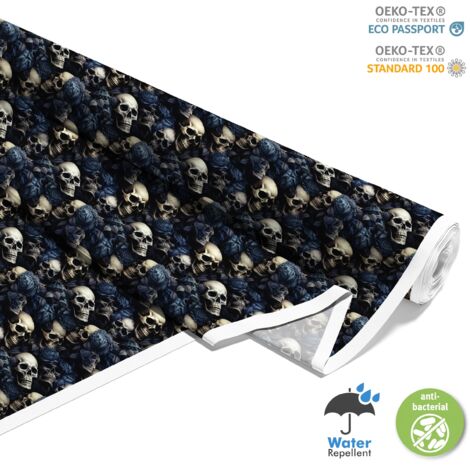TESSUTI DECORATIVI PER ESTERNI OXFORD - Motivo Teschio I DX4820