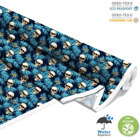 TESSUTI DECORATIVI PER ESTERNI OXFORD - Motivo Teschio I DX4823