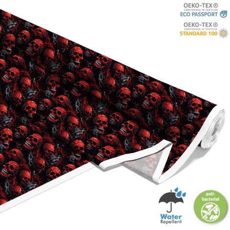 TESSUTI DECORATIVI PER ESTERNI OXFORD - Motivo Teschio I DX4905