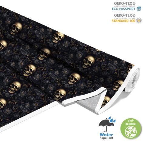 TESSUTI DECORATIVI PER ESTERNI OXFORD - Motivo Teschio I DX4910