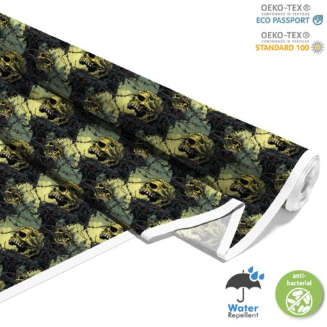 TESSUTI DECORATIVI PER ESTERNI OXFORD - Motivo Teschio I DX4921