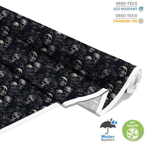 TESSUTI DECORATIVI PER ESTERNI OXFORD - Motivo Teschio I DX4936