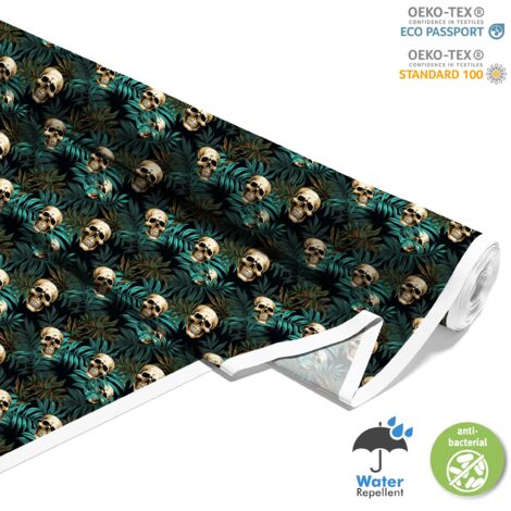 TESSUTI DECORATIVI PER ESTERNI OXFORD - Motivo Teschio I DX5026