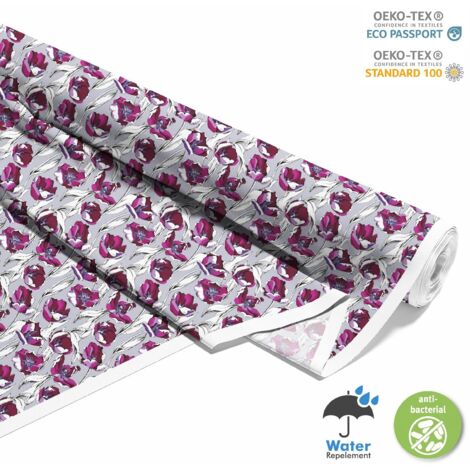 TESSUTI DECORATIVI PER ESTERNI OXFORD - Motivo Tulipani Fiori I DX203