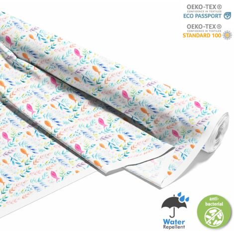 TESSUTI DECORATIVI PER ESTERNI OXFORD - Pesci, alghe colorate - DX2350