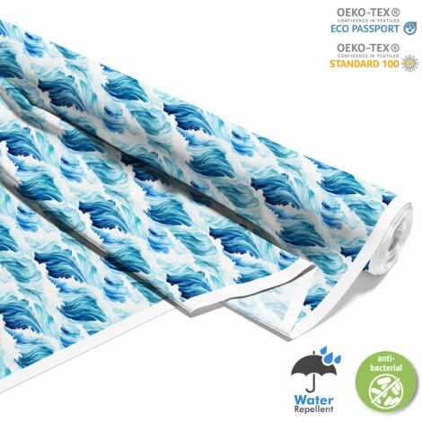 TESSUTI DECORATIVI PER ESTERNI OXFORD - Sea Wave - DX2923