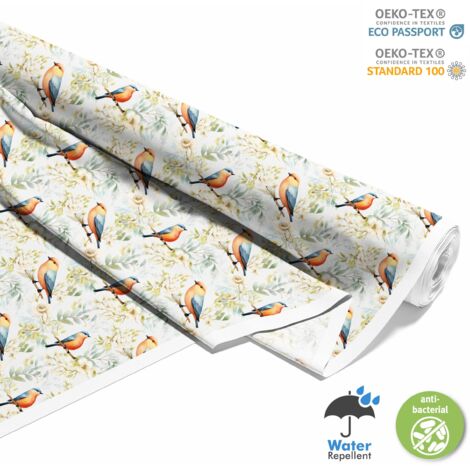 TESSUTI DECORATIVI PER ESTERNI OXFORD - Uccelli - DX2977