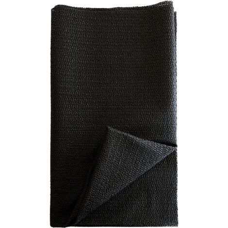 Tessuto antiscivolo multiuso nero 120x60 cm