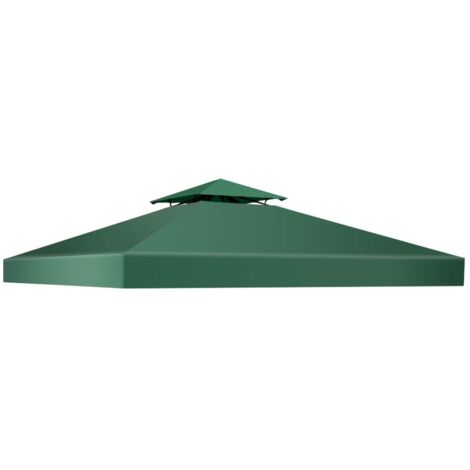 Tessuto copertura superiore per gazebo Telo tetto ricambio per gazebo 3x3M Verde