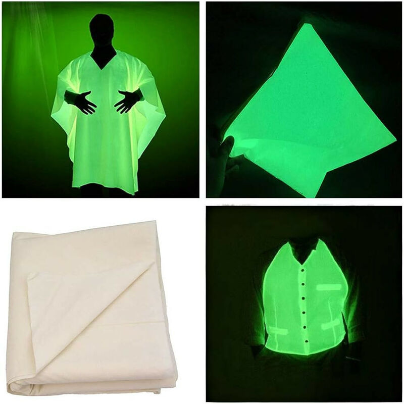 Image of Stickerslab - Tessuto da cucire in feltro Fotoluminescente fosforescente che si illumina al buio Misura - 150cm x 50cm