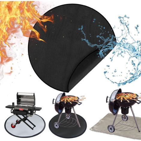 Tessuto protettivo per barbecue da campeggio all'aperto, tessuto resistente alle alte temperature, tessuto ignifugo, tappetino per stufa, tappetino per braciere, tappetino resistente all'umidità, tapp