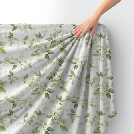 Tessuto Royal Velvet in poliestere per cucire - Motivo fiori - RDX2490