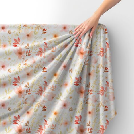 Tessuto Royal Velvet in poliestere per cucire - Motivo fiori - RDX3003