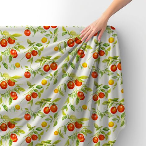 Tessuto Royal Velvet in poliestere per cucire - Motivo frutta - RDX2147