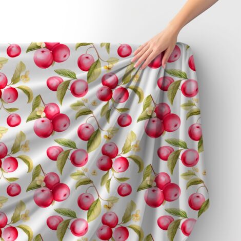 Tessuto Royal Velvet in poliestere per cucire - Motivo frutta - RDX2423