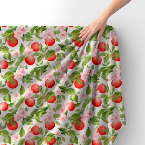 Tessuto Royal Velvet in poliestere per cucire - Motivo frutta - RDX2495