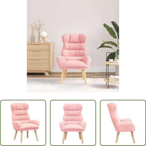 Tessuto sherpa -  poltrona Rosa 69 x 74 x 93 cm Tessuto Sherpa