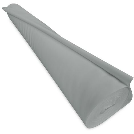 Tessuto Vertigo Tenda da Sole Impermeabile 100% – Poliestere H 150 cm, Venduto a Metro – Ideale per Esterni, Gazebo, Verande Grigio unito