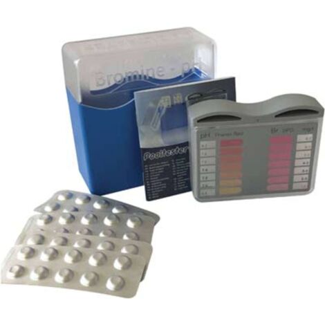 TEST ANALISI PH + BROMO X PISCINA - CF=TEST + PASTIGLIE 2X10 - 1 confezione