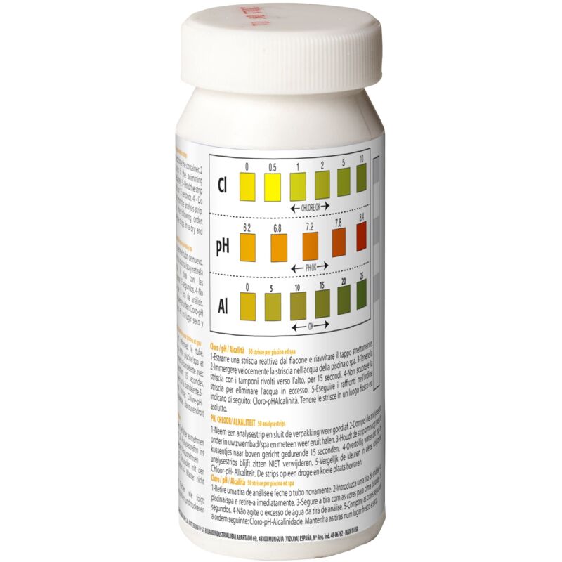 Manofacturas Gre - Gre Tiras Analisis Cloro+Ph+Alcalididad 40068