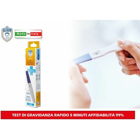 BIGHOUSE IT TEST DI GRAVIDANZA RAPIDO 5 MINUTI AFFIDABILITA' 99%