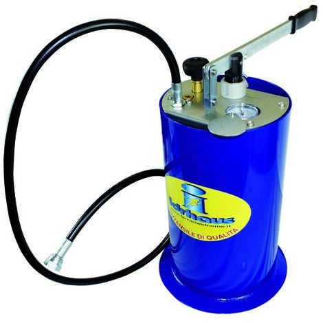 Test du système vertical pompe ligne bleue