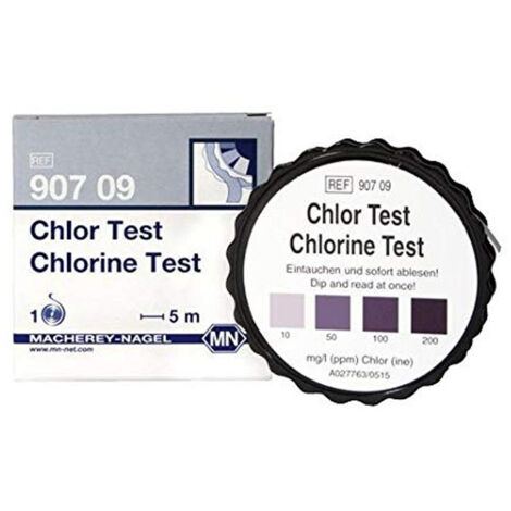 Test eau Aquadur Chlore 5M 200MG/L