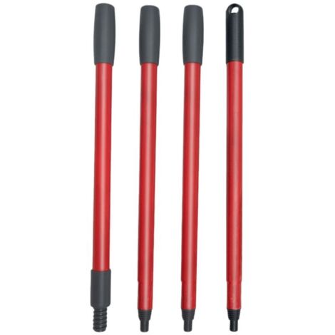 Testa, base e manico di ricambio per mocio KZQ, compatibili con il mocio in microfibra Vileda Turbo 3 in 1, copritesta triangolare e manico per mocio.