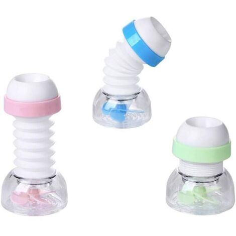 Testa del rubinetto girevole a 360 gradi KZQ, aeratore a gorgogliatore, spruzzatore con filtro per il risparmio idrico, ugello con filtro per il risparmio idrico, spruzzatore con filtro per cucina e b