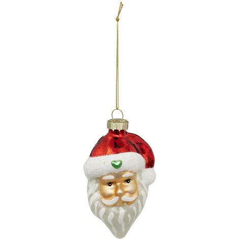 Testa di babbo natale soggetto natalizio 14cm - Feeric lights & christmas