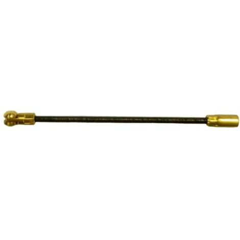 Testa flessibile in trefolo, con carrucola, per sonde tiracavi Ø3/4/5mm, filettatura M4 - Velamp ASM03