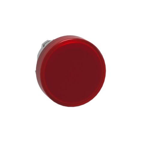 Testa Lampada Spia Ø22 Gemma Liscia Rossa