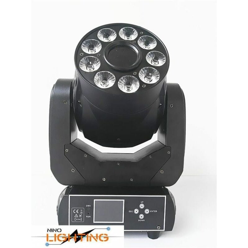 Image of Nlighting - Testa Mobile led 9x12 75W rgbwa-uv Spot Wash Professionale