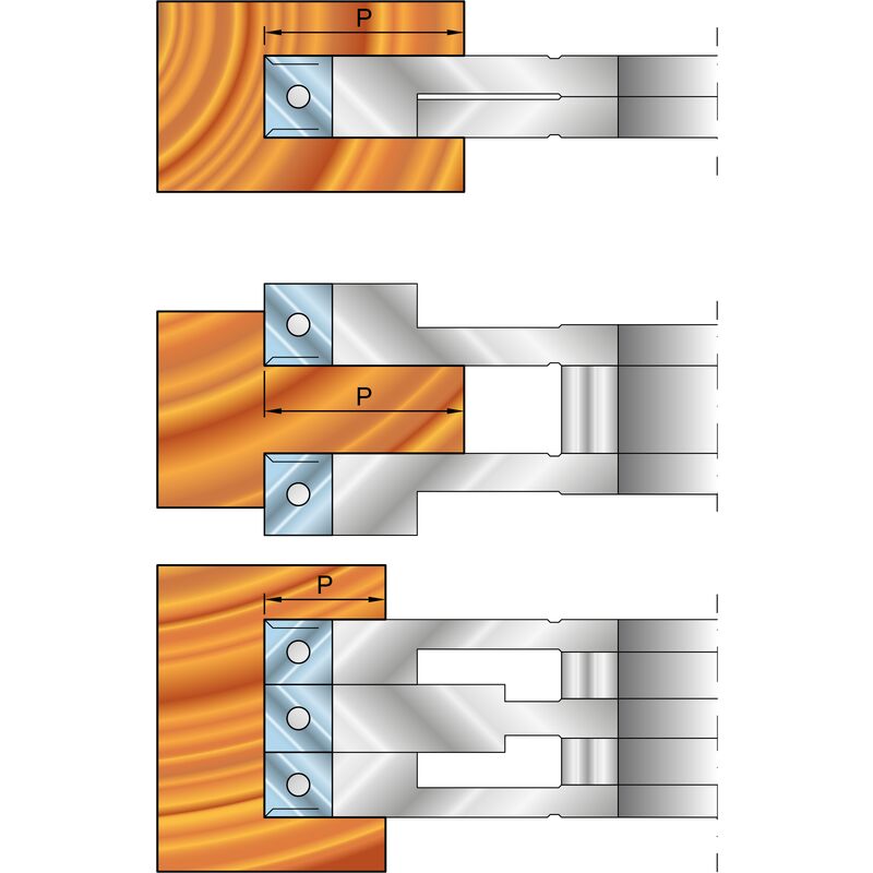 Image of Mobiltecnica - testa regolabile per incastri con anelli 12-23.50MMD250 I12÷23.5 d30 acciaio