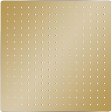 Soffione doccia quadrato 40x40 cm. nero opaco - IMEX | Leroy Merlin