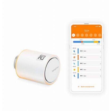 Testa termostatica aggiuntiva connessa e intelligente NETATMO