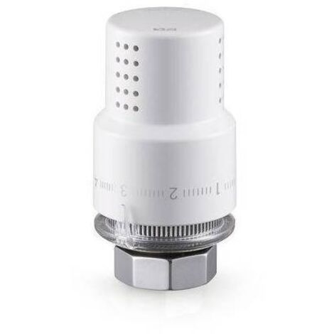 Testa termostatica con sensore a liquido.(DianFlex) Misura: Bianco M30 x 1,5